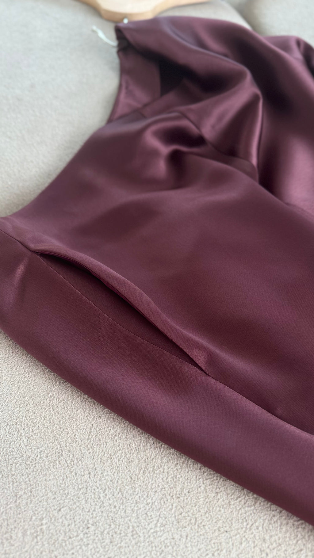 Skirt with pockets “Soft Power” Bordo